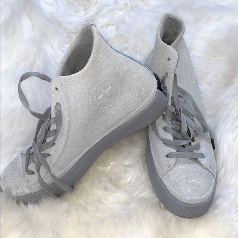 Converse Modern Hi Wolf Grey/Silver Suede